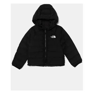 Dětská oboustranná bunda The North Face REVERSIBLE PERRITO HOODED JACKET černá barva, NF0A88VJJK