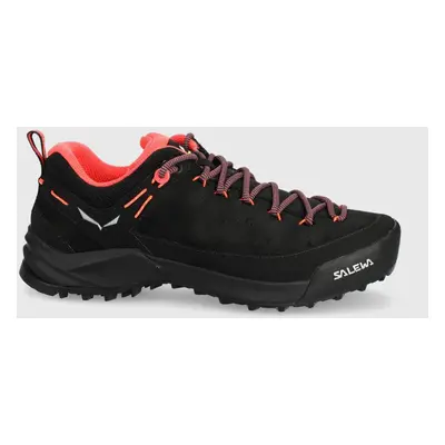 Boty Salewa Wildfire Leather dámské, černá barva, 00-0000061396