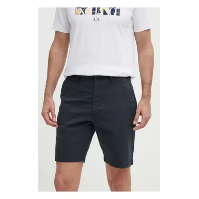 Kraťasy Pepe Jeans REGULAR CHINO SHORT pánské, černá barva, PM801092