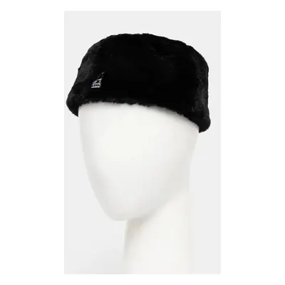 Čepice Kangol FAUX FUR TOPPER černá barva, K5419.BS002