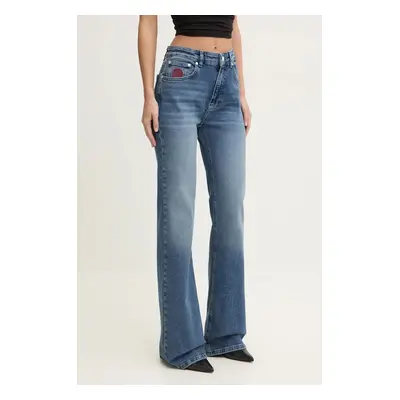 Džíny Moschino Jeans dámské, high waist, A0309 8721