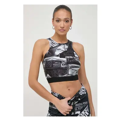 Top Versace Jeans Couture dámský, černá barva, 76HAM227 JS301