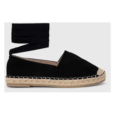 Espadrilky Answear Lab černá barva