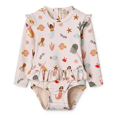 Jednodílné plavky pro miminko Liewood Sille Baby Printed Swimsuit