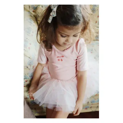 Dívčí šaty Konges Sløjd BALLERINA DRESS růžová barva, mini, KS101401