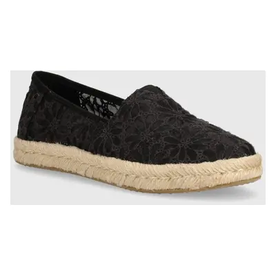 Espadrilky Toms Alpargata Rope 2.0 černá barva, 10020684