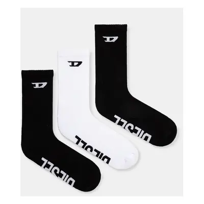 Ponožky Diesel SKM-D-CREW-SPORT-SOCKS 3-pack pánské, A15406.0LKBJ