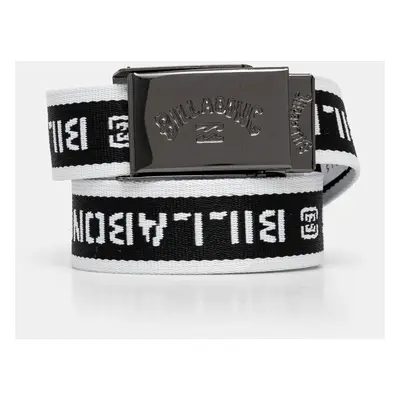 Pásek Billabong Cog Print Web Belt pánský, černá barva, ABYAA00264