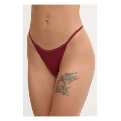 Tanga Calvin Klein Underwear černá barva, 000QD5122E