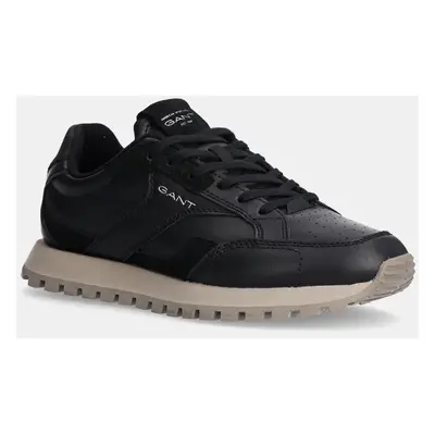 Kožené sneakers boty Gant Lucamm černá barva, 29633636 G00