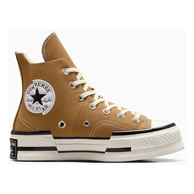 Kecky Converse Chuck 70 Plus dámské, hnědá barva, A12321C