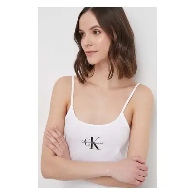 Top Calvin Klein Jeans dámský, bílá barva, J20J223105