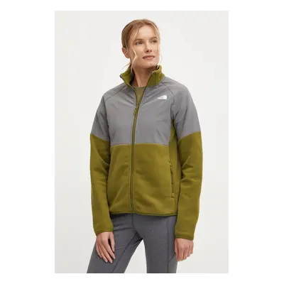 Sportovní mikina The North Face Glacier Heavyweight zelená barva, NF0A89JA4OS1