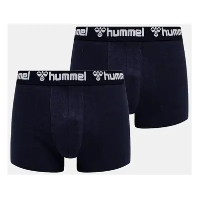 Boxerky Hummel 2-pack pánské, tmavomodrá barva, 224039