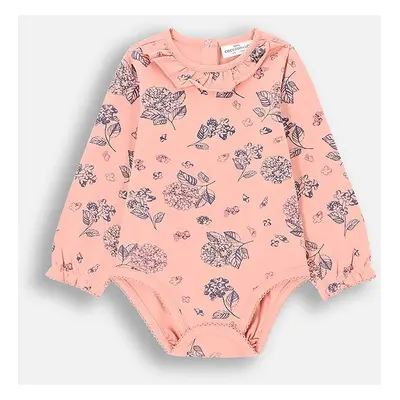 Kojenecké body Coccodrillo FLOWERS GIRL NEWBORN