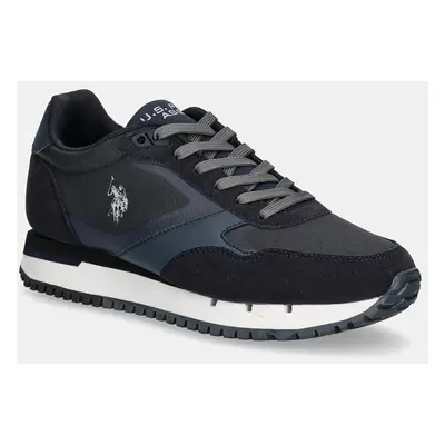 Sneakers boty U.S. Polo Assn. JUSTIN tmavomodrá barva, JUSTIN001M/DYN1