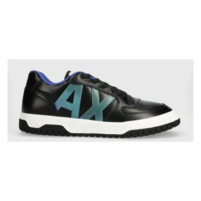 Sneakers boty Armani Exchange černá barva, XUX179 XV765 T698