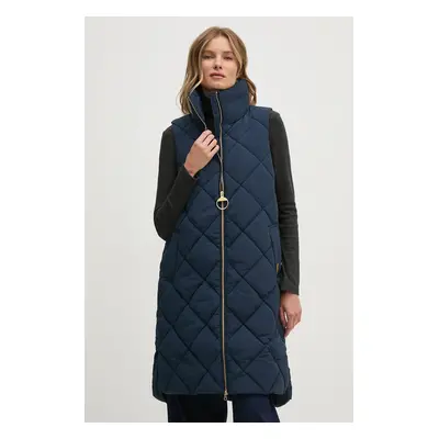 Vesta Barbour Leverton Puffer Gilet tmavomodrá barva, LGI0171