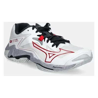 Sálové boty Mizuno Wave Lightning Z8 bílá barva, V1GA2400