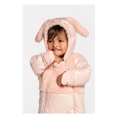 Kojenecký overal Coccodrillo ZC3156202OGN OUTERWEAR GIRL NEWBORN růžová barva