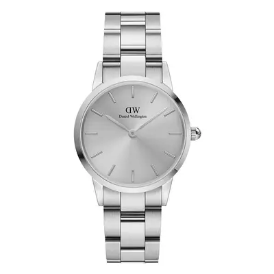 Hodinky Daniel Wellington Iconic Link Unitone 28 stříbrná barva