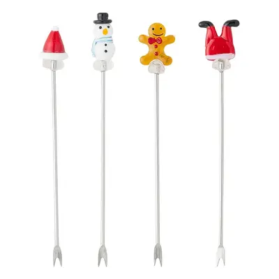 Sada vidliček na jednohubky Bloomingville Feliz Cocktail Fork 4-pack