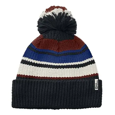 Dětská čepice Jack Wolfskin POMPOM BEANIE tmavomodrá barva