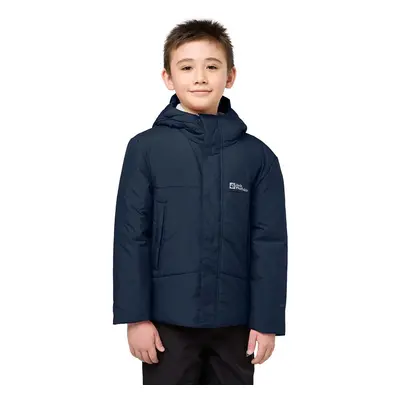 Dětská zimní bunda Jack Wolfskin tmavomodrá barva, A61847