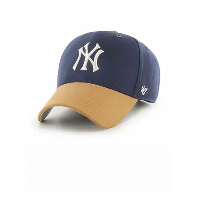 Čepice 47brand Mlb New York Yankees tmavomodrá barva, s aplikací