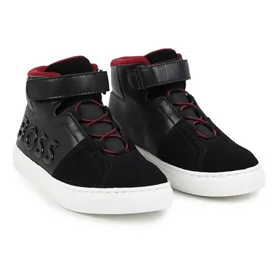 Dětské sneakers boty BOSS černá barva, J51317