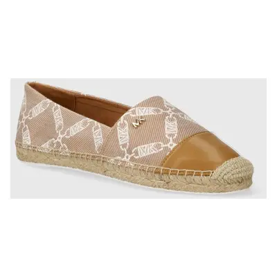 Espadrilky MICHAEL Michael Kors Kendrick béžová barva, 40S4KNFP1Y