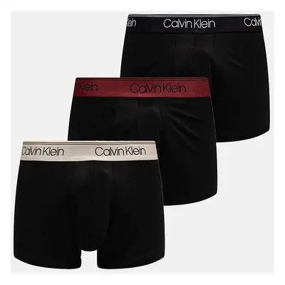 Boxerky Calvin Klein Underwear 3-pack pánské, černá barva, 000NB2569A