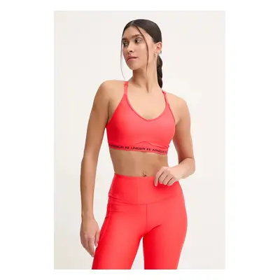 Sportovní podprsenka Under Armour Crossback červená barva, 1386424