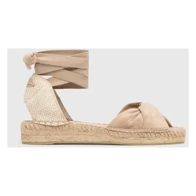 Espadrilky Answear Lab béžová barva