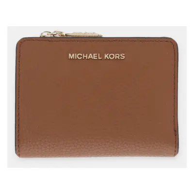 Kožená peněženka MICHAEL Michael Kors hnědá barva, 32S4G8ED7L