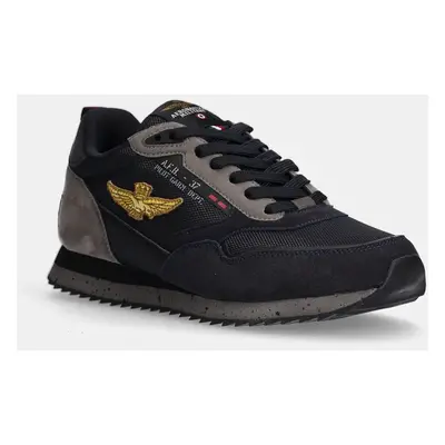 Sneakers boty Aeronautica Militare tmavomodrá barva, SC288CT3379