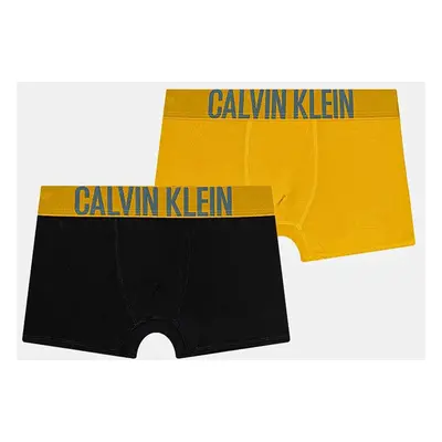 Dětské boxerky Calvin Klein Underwear 2-pack oranžová barva, B70B700488