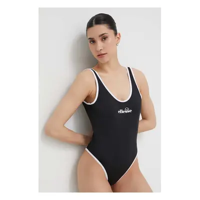 Jednodílné plavky Ellesse Diante Swimsuit černá barva, mírně vyztužený košík, SGR17821