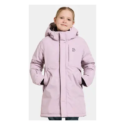 Dětská bunda Didriksons PORFYR KIDS PARKA fialová barva, 505389