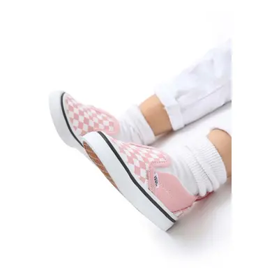 Dětské tenisky Vans TD Slip On V MDPIN růžová barva