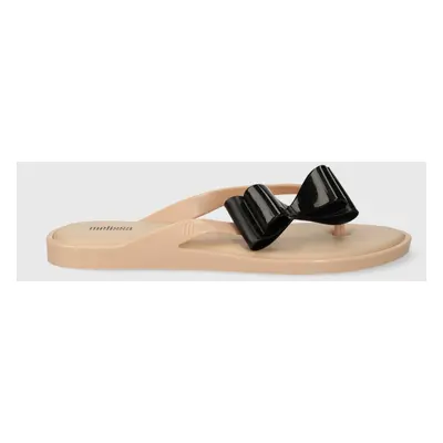 Žabky Melissa MELISSA FLIP FLOP CUTE AD dámské, béžová barva, M.33961.Q450