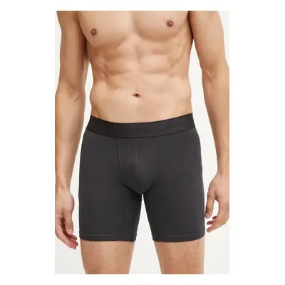 Boxerky Hollister Co. 7-pack pánské, červená barva, KI314-4019