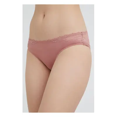 Kalhotky Calvin Klein Underwear růžová barva, 000QF6398E