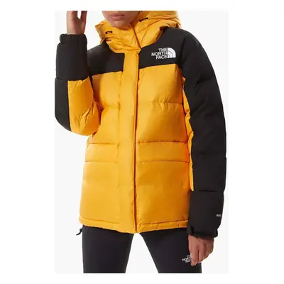 Péřová bunda The North Face HMLYN Down Parka dámská, žlutá barva, zimní, NF0A4R2W56P1