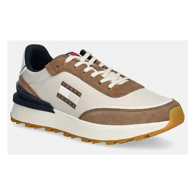 Sneakers boty Tommy Jeans TJM TECHNICAL RUNNER černá barva, EM0EM01265