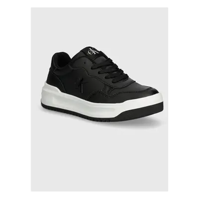 Dětské sneakers boty Calvin Klein Jeans černá barva, V3A9-80980