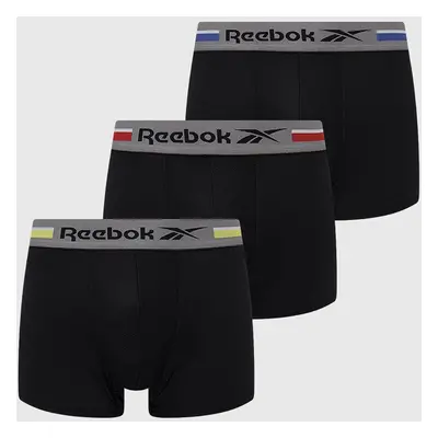 Boxerky Reebok pánské, šedá barva