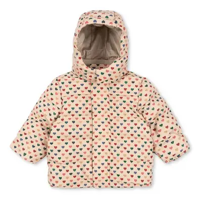 Dětská bunda Konges Sløjd ACE RAIN JACKET béžová barva, KS101200