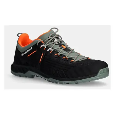 Boty Mammut Alnasca Knit III Low pánské, černá barva, 3020.06520