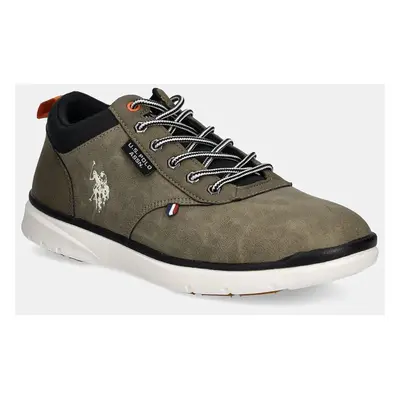 Sneakers boty U.S. Polo Assn. YGOR zelená barva, YGOR009M/DYT1